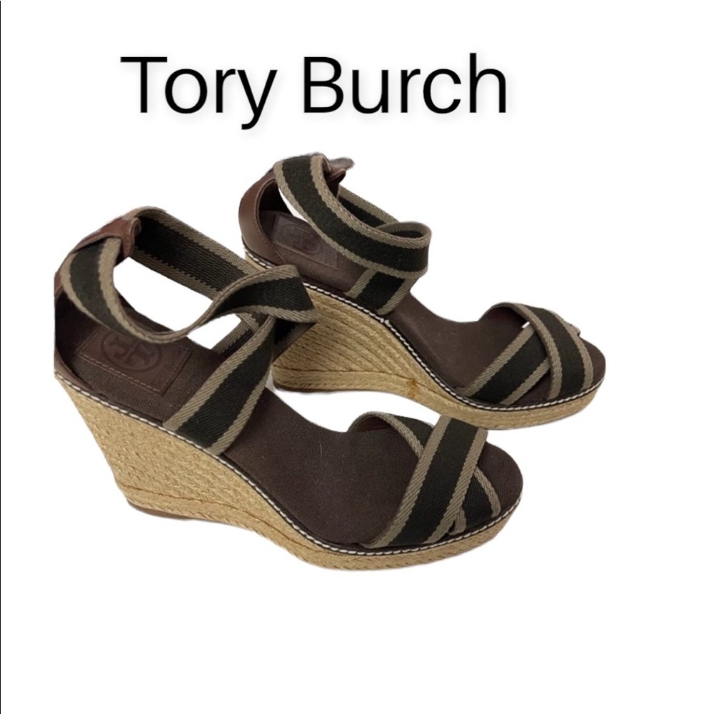 Tory Burch Canvas Espadrilles Size 11 - image 1